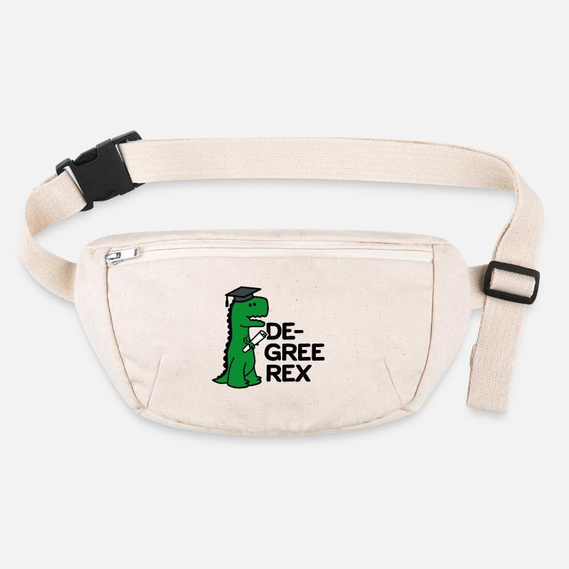 T-Rex Lustige Abschluss Geschenk Degree Rex Diplom Stanley/Stella recycelte Gürteltasche