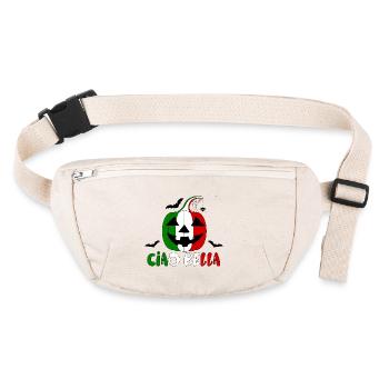 Helloween Italie ciao bella - Sac banane recyclé Stanley/Stella - blanc naturel - Devant