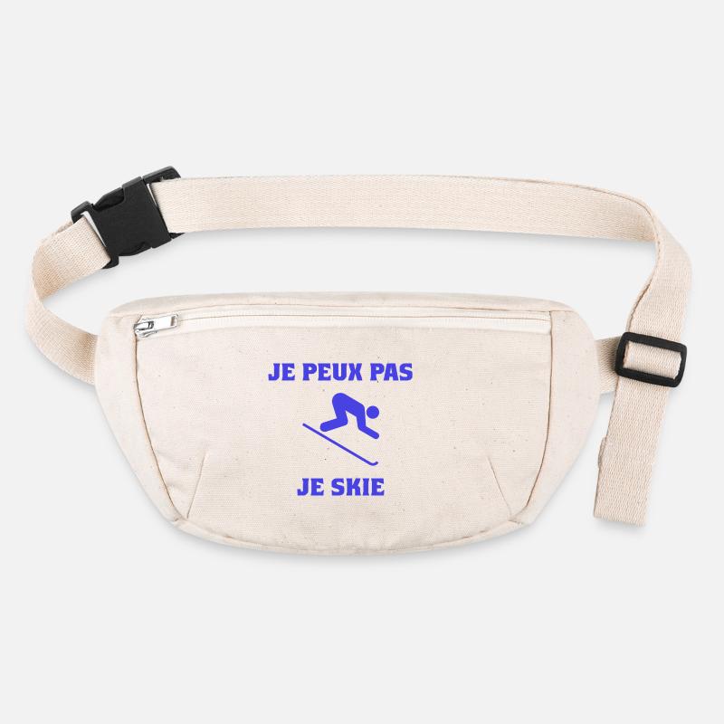 I CAN'T. SKI. SKI. RACKET. SNOW. SNOWBOARDING Stanley/Stella recycled Hip Bag 