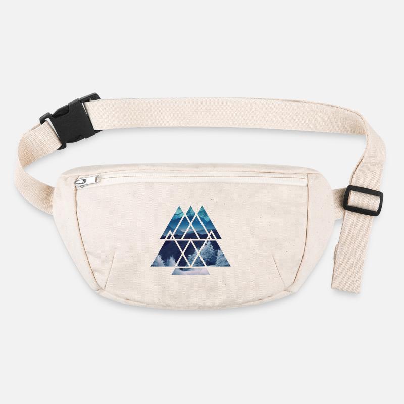 Azure Mountain Geometry Stanley/Stella recycled Hip Bag 