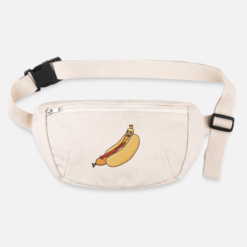 entspannte Bockwurst im Brötchen Stanley/Stella recycelte Gürteltasche