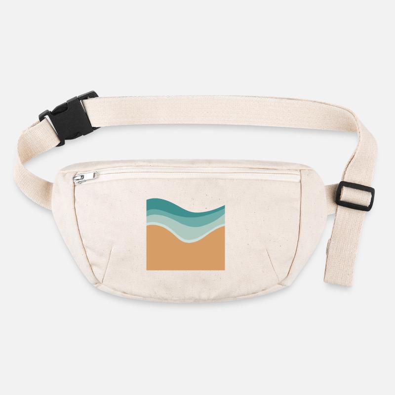 Minimal beach Stanley/Stella recycled Hip Bag 