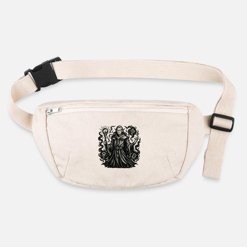 Mystical wizard with symbols Stanley/Stella recycled Hip Bag 