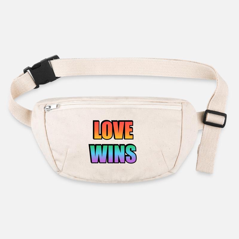 Love Wins Rainbow Gradient Stanley/Stella recycelte Gürteltasche