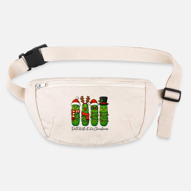 Funny Christmas Pickles Dill With It Design Stanley/Stella recycelte Gürteltasche