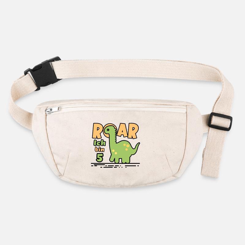 5. Geburtstag Dinosaurier Stanley/Stella recycelte Gürteltasche