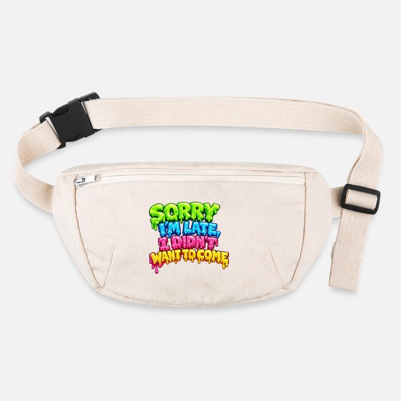 Neon Boiling Late Message Stanley/Stella recycled Hip Bag 