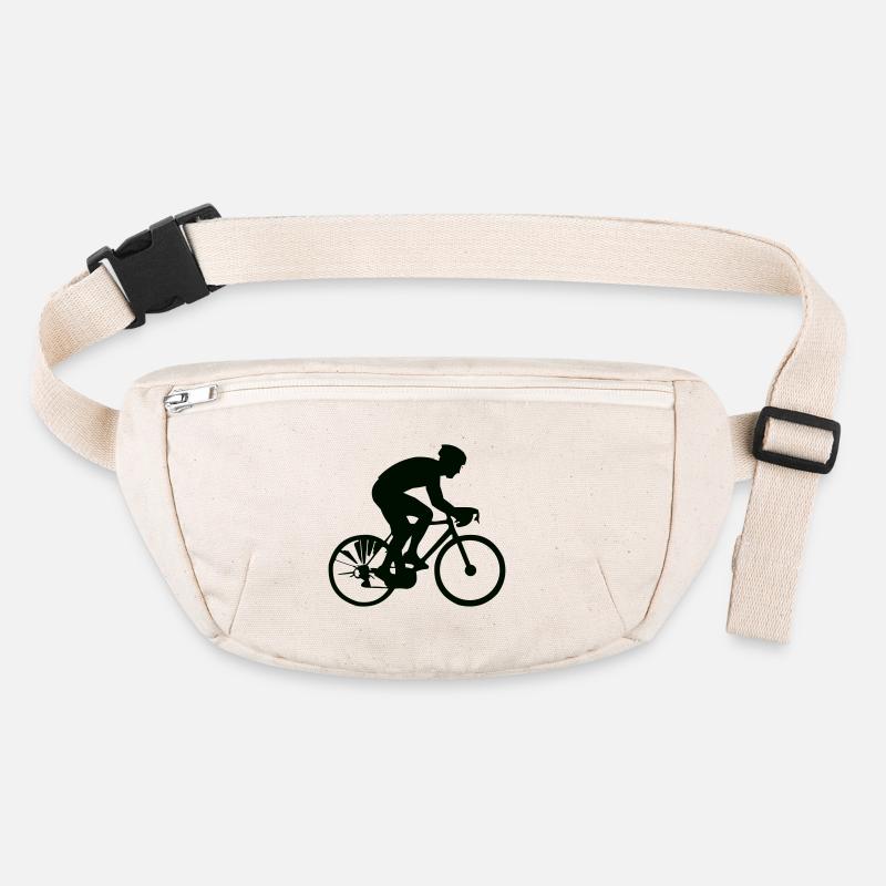 Silhouette cycliste au sprint Sac banane recyclé Stanley/Stella