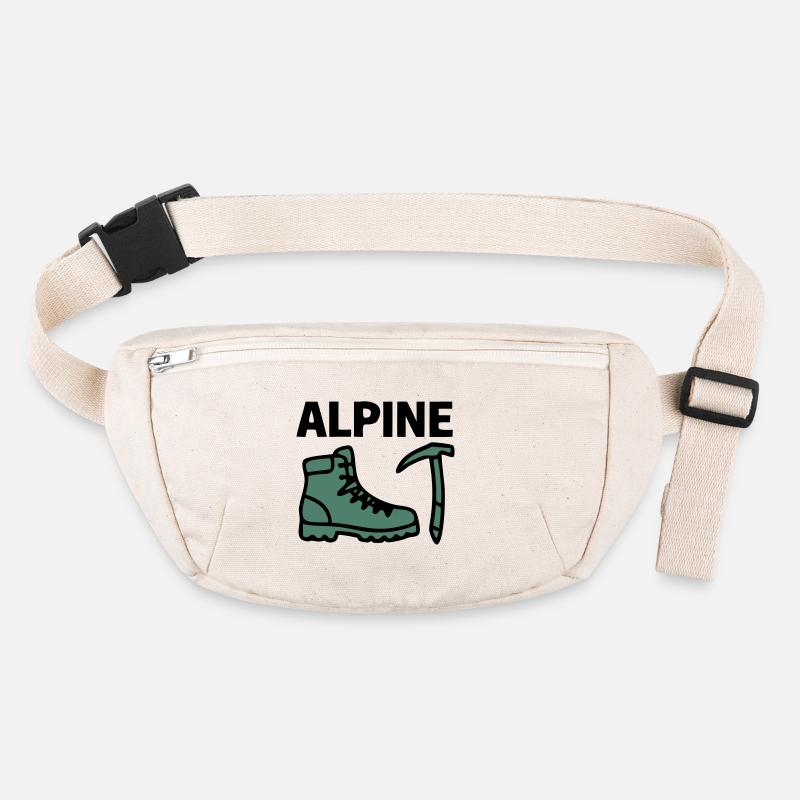 Wanderschuh Eispickel Alpine Bergsteigen Klettern Stanley/Stella recycelte Gürteltasche