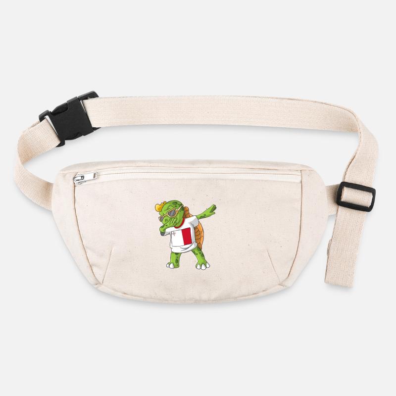 Malta Dabbing turtle Stanley/Stella recycled Hip Bag 