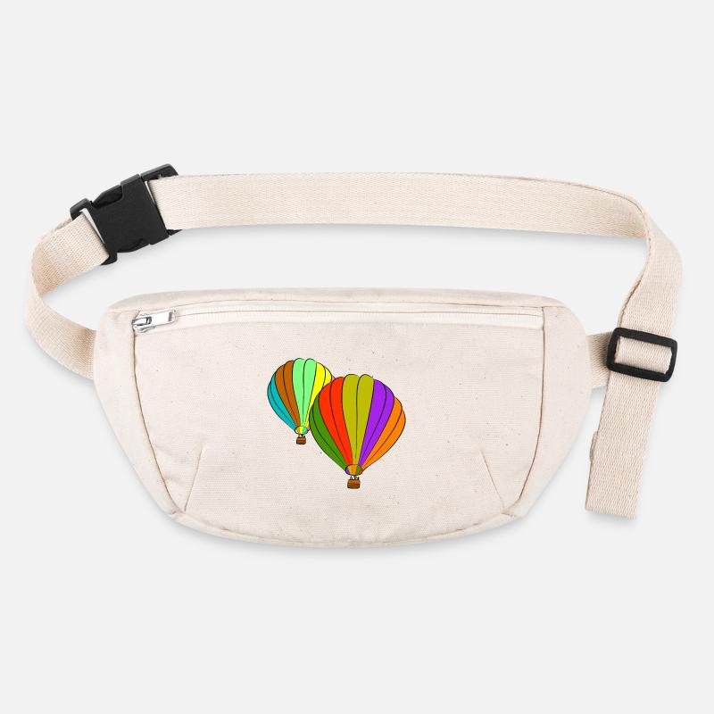 hot air balloon Stanley/Stella recycled Hip Bag 