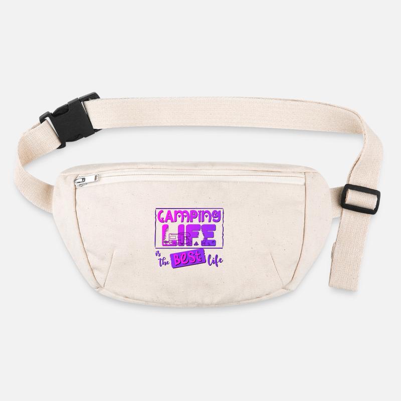 Camping Leben ist das beste Leben Stanley/Stella recycelte Gürteltasche