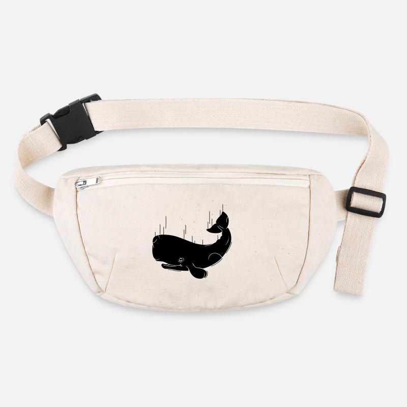 Falling Whale Stanley/Stella recycled Hip Bag 