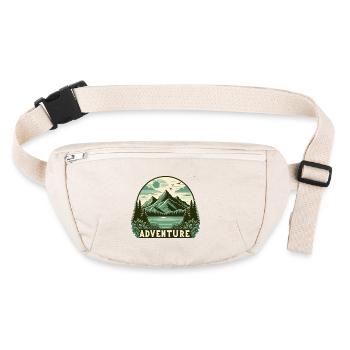 Aventure - Sac banane recyclé Stanley/Stella - blanc naturel - Devant