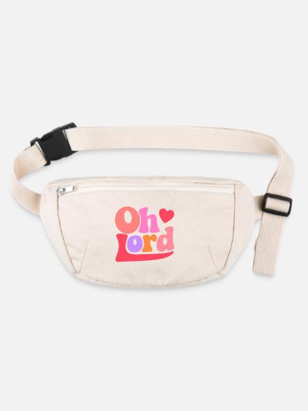 Oh Lord - Stanley/Stella recycled Hip Bag  - natural - Front