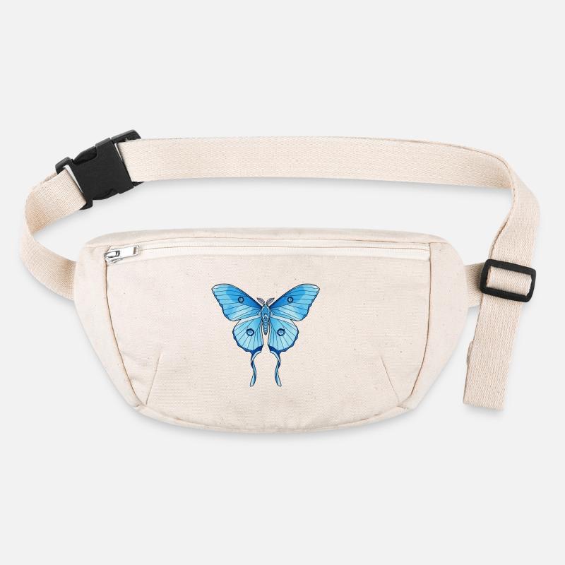 Papillon bleu géométrique Sac banane recyclé Stanley/Stella