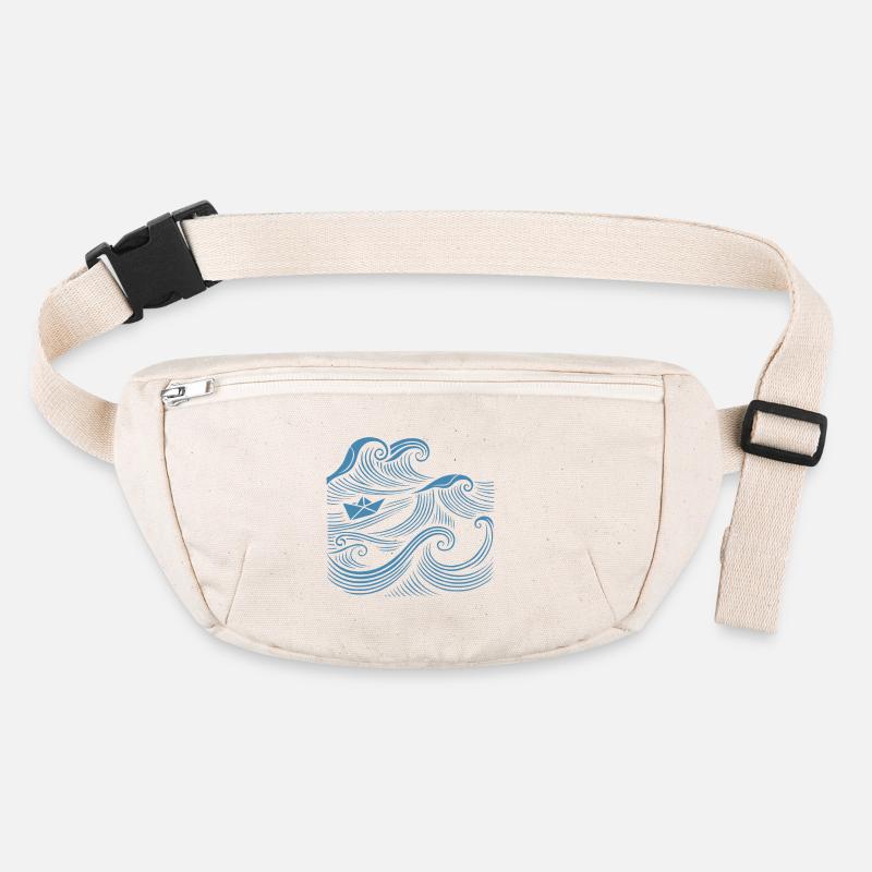 Ship Waves Sea Sailing Stanley/Stella recycled Hip Bag 