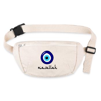 masallah - Sac banane recyclé Stanley/Stella - blanc naturel - Devant