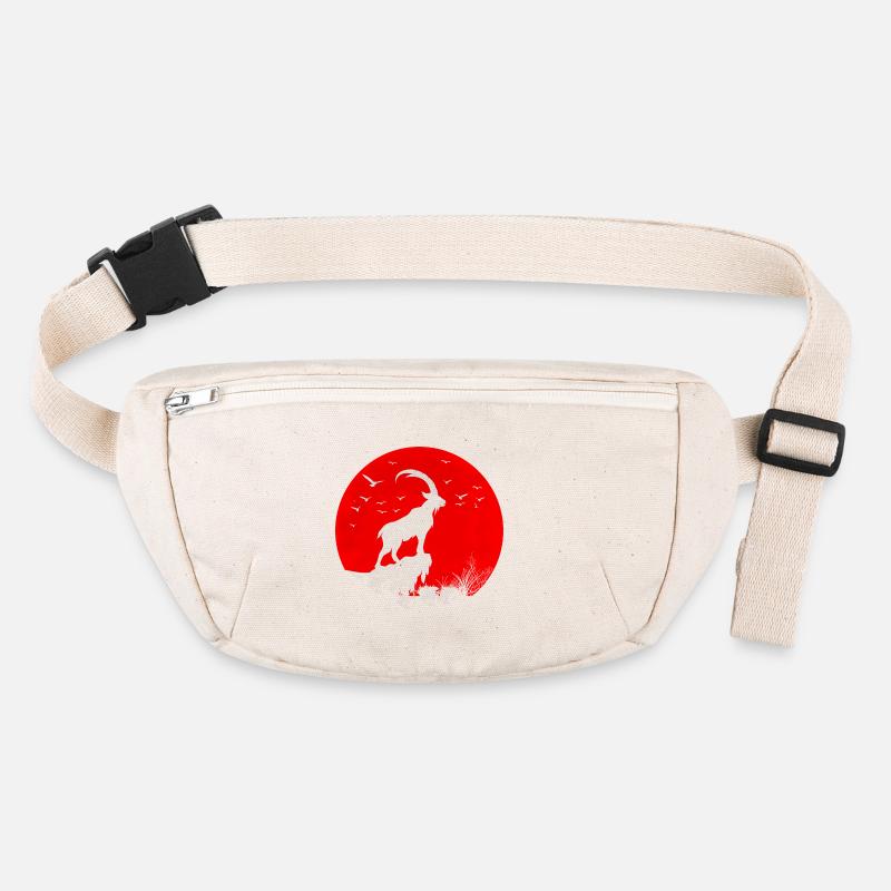 Roter Mond und Steinbock Stanley/Stella recycelte Gürteltasche