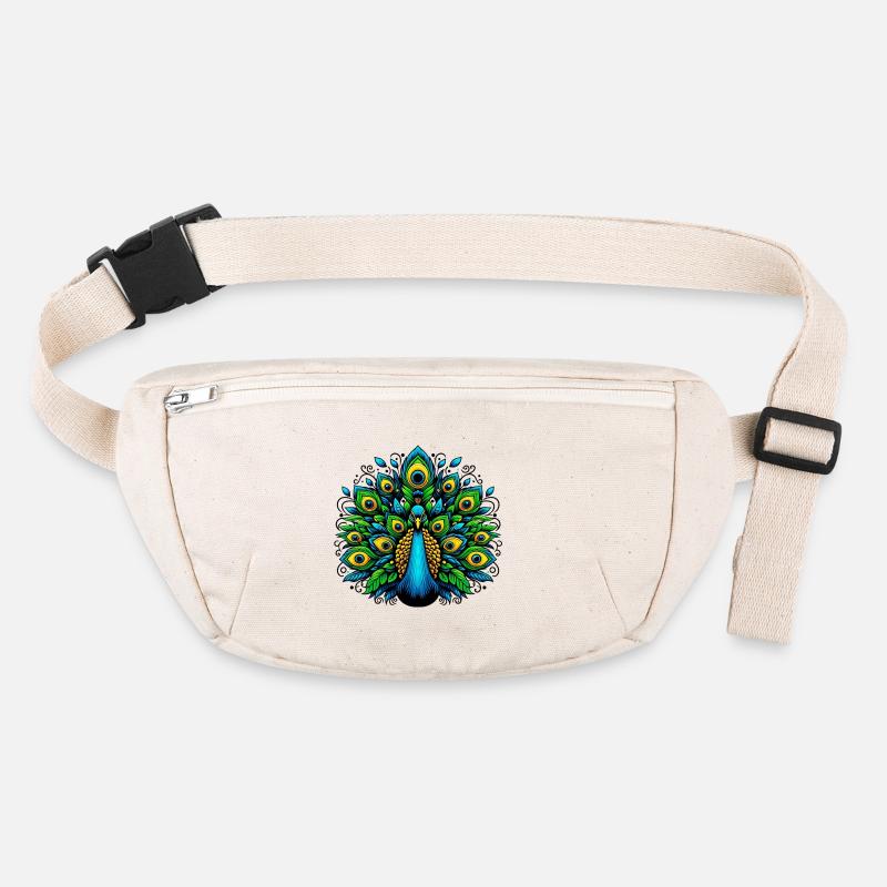 Pfau Stanley/Stella recycelte Gürteltasche