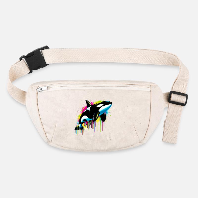 Killer whale Stanley/Stella recycled Hip Bag 