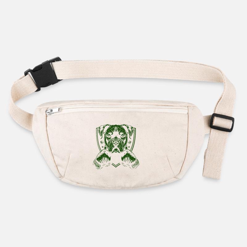chien boxer- Sac banane recyclé Stanley/Stella