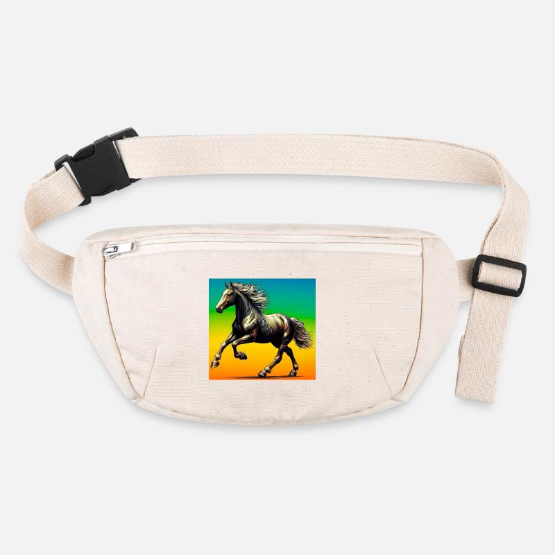 Pferd Stanley/Stella recycelte Gürteltasche