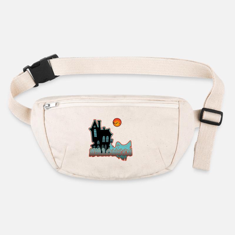 Haunted House Digital Night Stanley/Stella recycled Hip Bag 