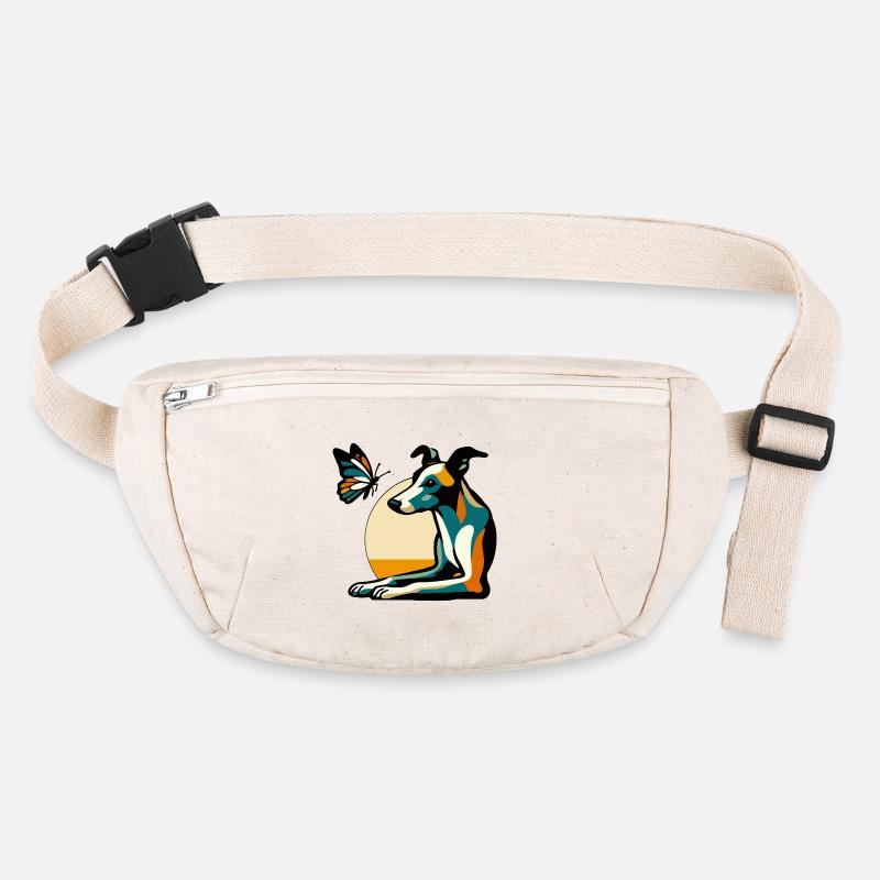 Chien coloré avec papillon Sac banane recyclé Stanley/Stella