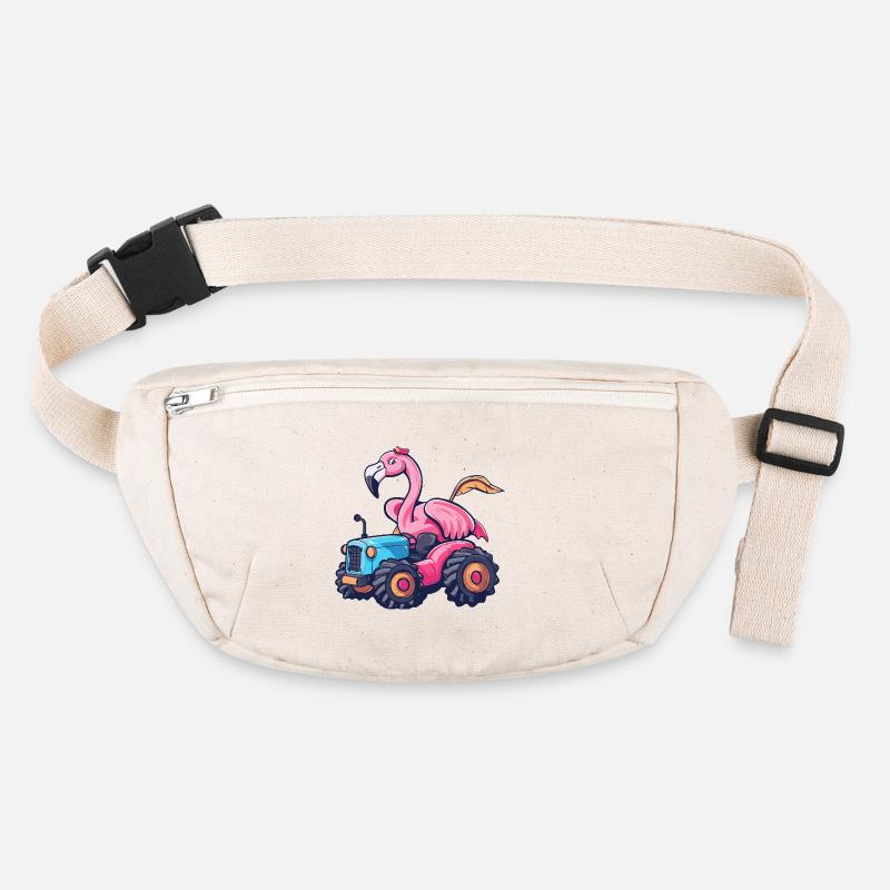 Flamingo Tractor Farmer Sac banane recyclé Stanley/Stella