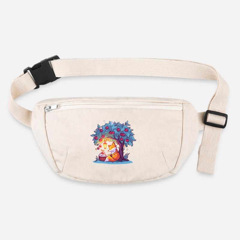 Cherry tree fox at lantern Stanley/Stella recycled Hip Bag 