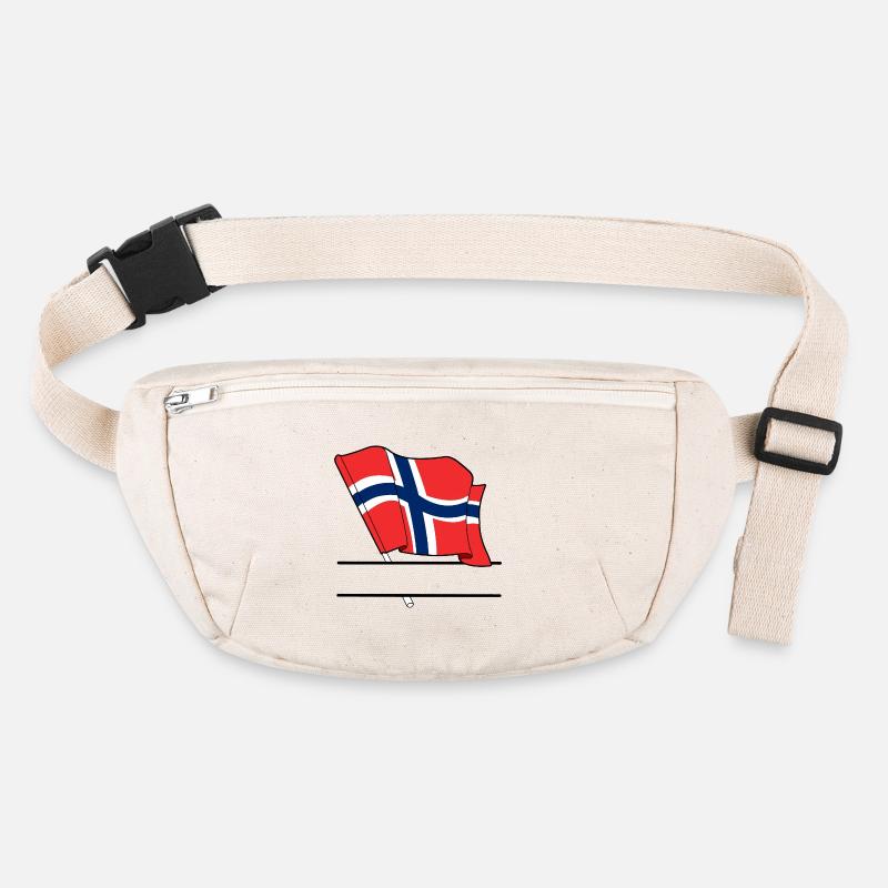 Drapeau de la Norvège – Espace de nom Sac banane recyclé Stanley/Stella
