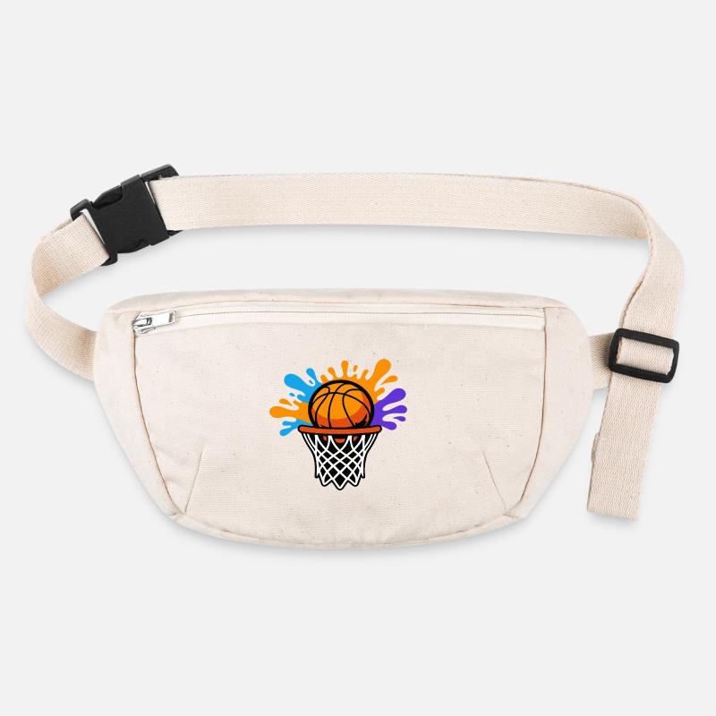 Basketball Splash Dunk Design graphique Sac banane recyclé Stanley/Stella
