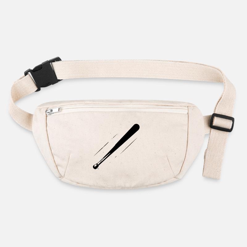 Baseball Bat Sketch Stanley/Stella recycled Hip Bag 