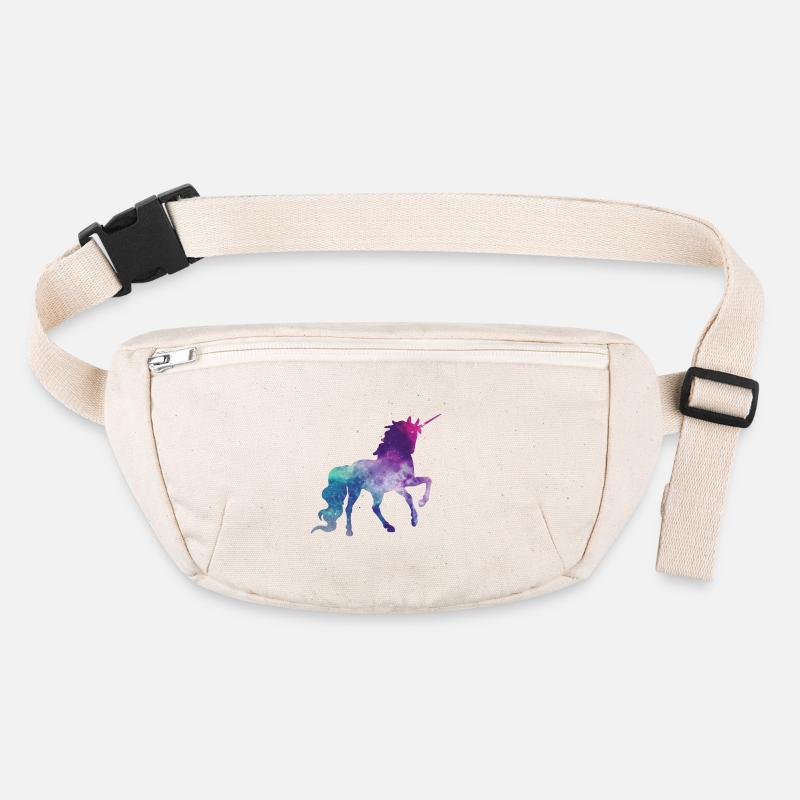Einhorn Silhouette Universum Sterne unendlich Stanley/Stella recycelte Gürteltasche