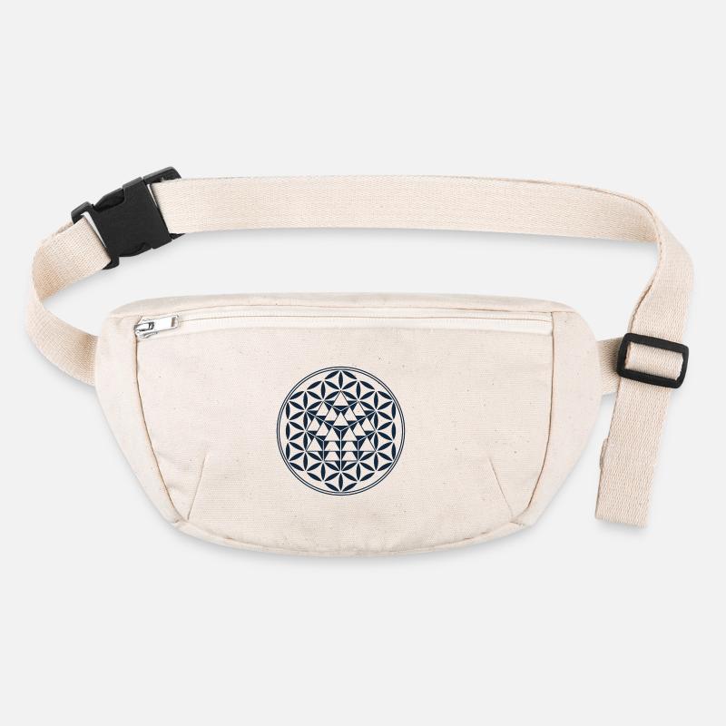 Vector Equilibrium, Sacred Geometry Stanley/Stella recycled Hip Bag 