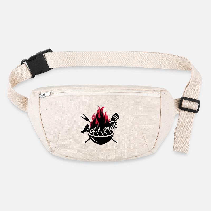 A grill with barbecue utensils Stanley/Stella recycled Hip Bag 