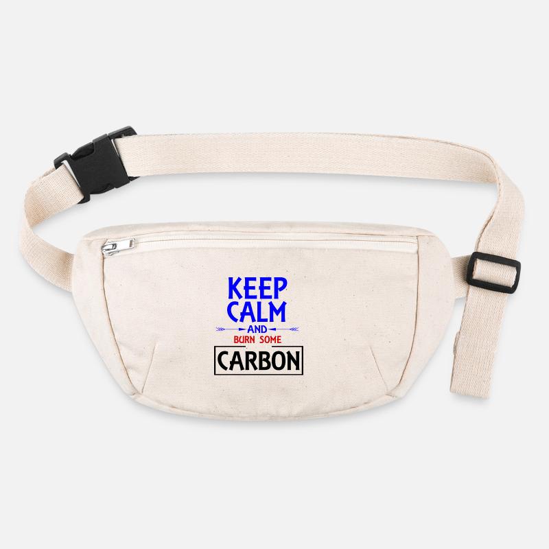 Climate change, engine and oil Stanley/Stella recycled Hip Bag 