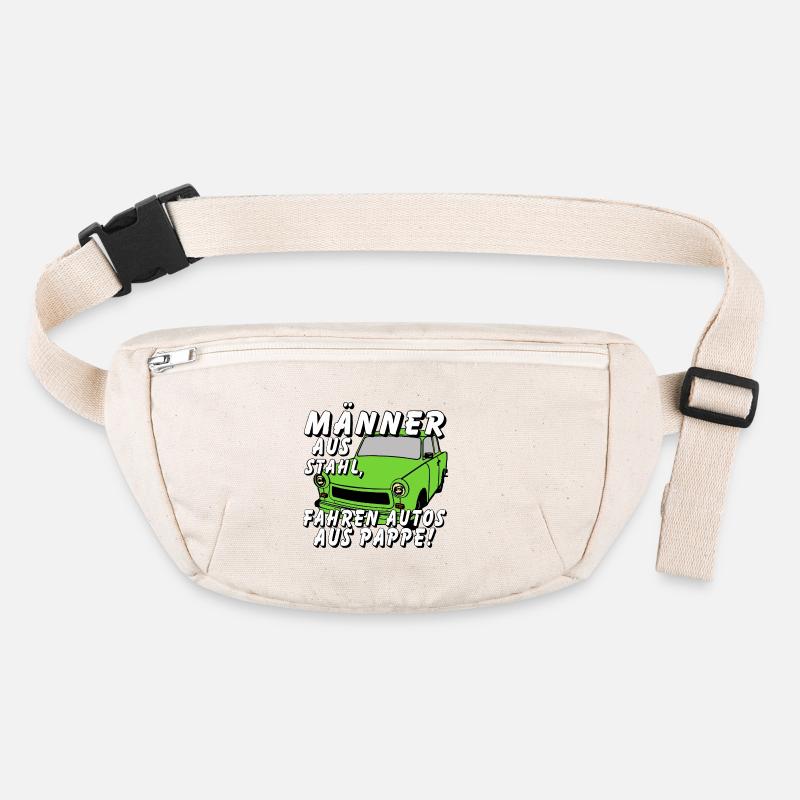 Männer aus Stahl, Auto aus Pappe ,  601 Stanley/Stella recycelte Gürteltasche