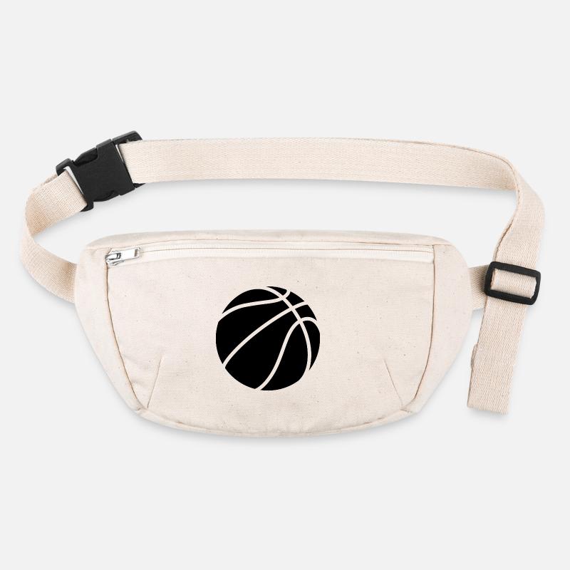 Basket-ball logo noir Sac banane recyclé Stanley/Stella