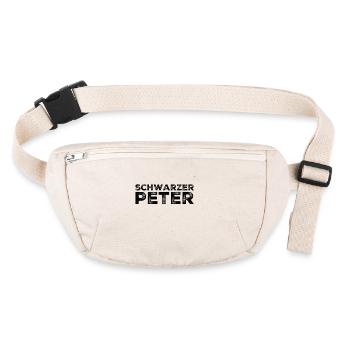 Schwarzer Peter - Stanley/Stella recycelte Gürteltasche - Naturweiß - Vorne