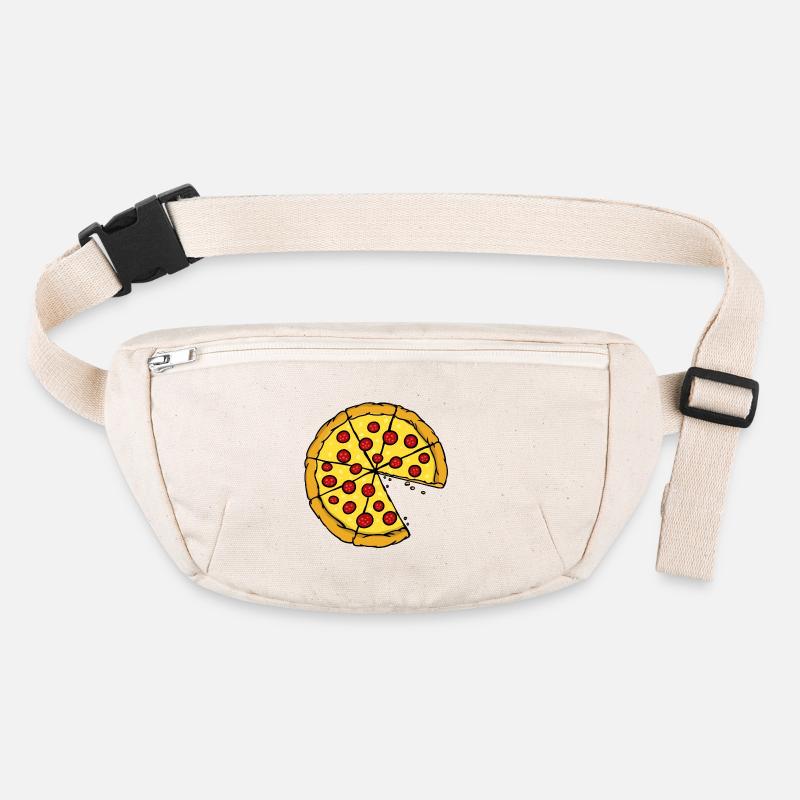 Partnerlook | Pizza Liebe Paar Pärchen Lustig Stanley/Stella recycelte Gürteltasche