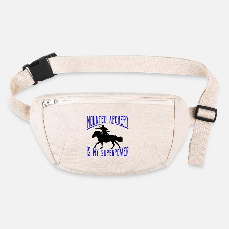 Mounted Archery Superpower - black Stanley/Stella recycled Hip Bag 
