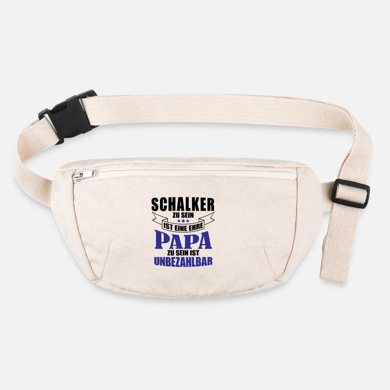 Schalker Papa | Schalke Vatertags Geschenkidee Stanley/Stella recycelte Gürteltasche