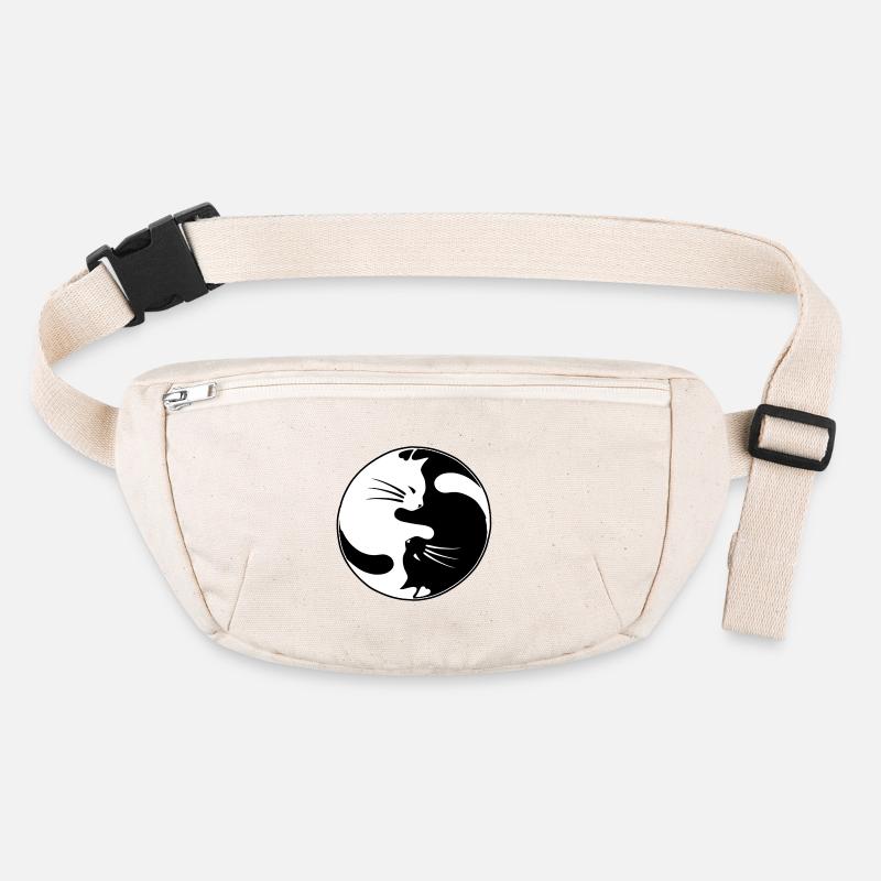 Yin yang cat Stanley/Stella recycled Hip Bag 
