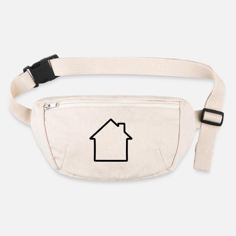 Einfaches Logo des Hauses Stanley/Stella recycelte Gürteltasche