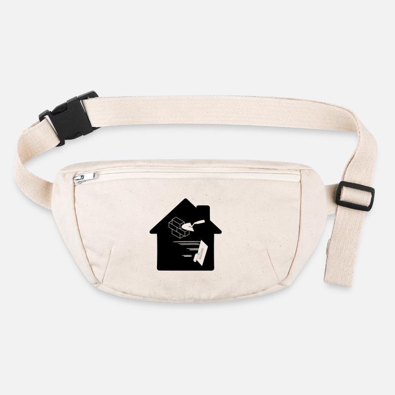 Bricklayer plasterer company logo Stanley/Stella recycled Hip Bag 