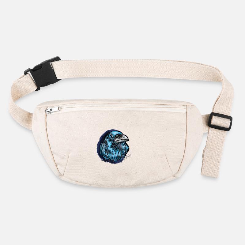 Der blaue Rabe, Tier Geschenke Stanley/Stella recycelte Gürteltasche