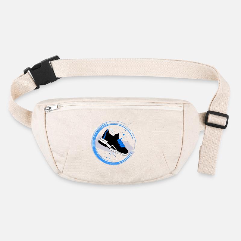 Sneaker Splash in a circle Stanley/Stella recycled Hip Bag 