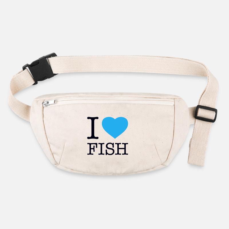 I LOVE FISH Stanley/Stella recycled Hip Bag 